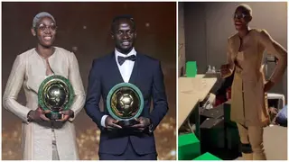 Asisat Oshoala's Priceless Reaction Moment Sadio Mane Was Mentioned African Best Player Spotted