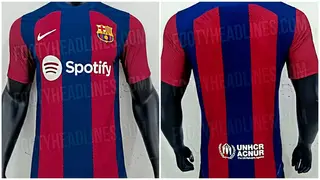 Barcelona's home jersey for the 2023/24 season surfaces online