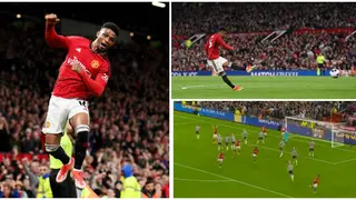 Amad Diallo Scores Belter to Mark First EPL Goal in Manchester United's Game Versus Newcastle United