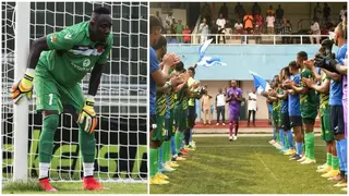 Dele Aiyenugba: Former Super Eagles Goalie Gets Guard of Honour at Enyimba