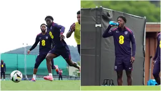 Euro 2024: Man United Fans in Awe as Mainoo Turns Joe Gomez Inside Out During England Training