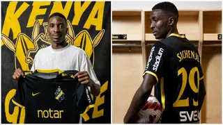 Kenyan defender Collins Shichenje officially unveiled at Sweden's top flight club AIK Football