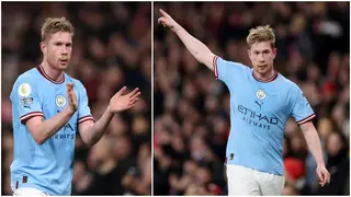 De Bruyne savagely mocks Arsenal fans after crucial win at the Emirates