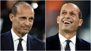 Allegri appeared to shade Napoli's title win during Juventus' 1-0 loss