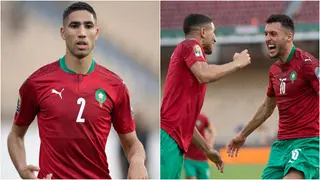 AFCON 2021: PSG Star Achraf Hakimi Scores one of the Goals of the Tournament vs Gabon