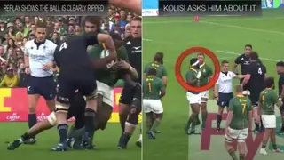 Springboks Given More to Cry About After Video of Disallowed Lukhanyo Am Try Against All Blacks Emerges