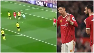 Furious Cristiano Ronaldo goes absolutely mental at Manchester United teammate Bruno Fernandes