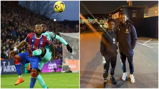 Jordan Ayew and Tariq Lamptey Share Friendly Moment After Brighton Draw at Crystal Palace