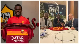 Ghanaian Teen Felix Afena-Gyan Presents Signed Jersey to Former Italian Ambassador to Ghana