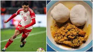 Bayern Munich Star Jamal Musiala Declares Love for Nigerian Delicacy Fufu
