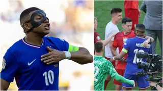 Kylian Mbappe Appears To Insult Robert Lewandowski After Nasty Euro 2024 Collision
