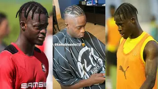 Ghanaian youngster Kamaldeen Sulemana unleashes new hairstyle for AFCON 2021