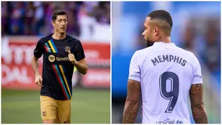 Robert Lewandowski to Get Famous Jersey Number 9 at Barcelona This Season As Memphis Depay Is Sidelined