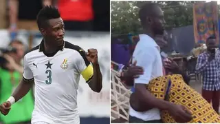 Kind Asamoah Gyan wants to meet honest taxi driver who returned money left in his car to owner