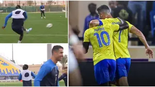 Ronaldo Impressed With Sadio Mane's Left Foot Strike During Al Nassr Training: Video