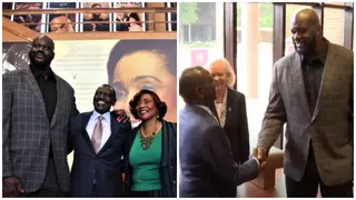 Shaquille O’Neal: NBA Legend's Stature Leaves Kenya President William Ruto In Awe, Video