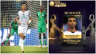 France-based defender voted player of the year at the Ghana Football Awards