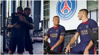 Video: Kylian Mbappe makes PSG return, links up with Neymar amid transfer saga