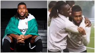 Calvin Bassey’s Reaction When He Saw Iwobi for the First Time in Fulham Training, Video