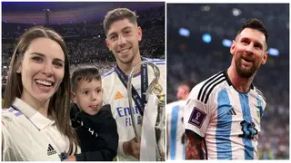 Fede Valverde's wife in trouble for calling Lionel Messi the GOAT