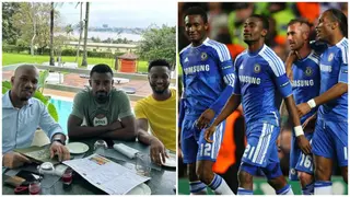 Chelsea Icons: Mikel Obi Reunites With Didier Drogba, Kalou in Abidjan Ahead of AFCON Draw