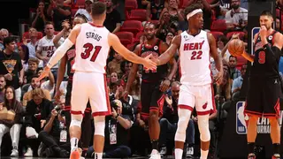 Max Strus and Jimmy Butler lead Miami Heat to Play-In win over Chicago Bulls to secure No. 8 seed