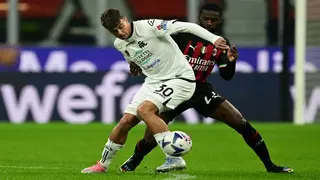 Paolo Maldini's son Daniel scores for Spezia against Milan