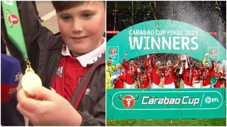 How 'time travelling' young Man Utd fan predicted Carabao Cup final win