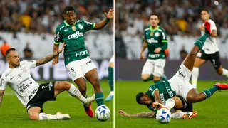 Real Madrid's Endrick escapes unhurt following brutal tackle in Palmeiras' draw