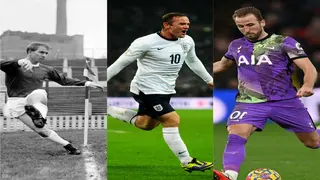Who is the top goal scorer for England's national football team?