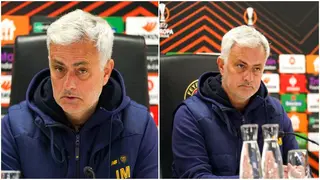 Jose Mourinho's sarcastic reply to journalist after AS Roma's loss to Feyenoord