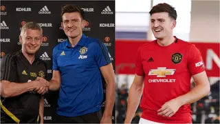 Harry Maguire officially unveiled by Man United following £80m move from Leicester