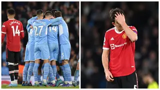 Manchester Derby: Clinical Man City Demolish Rivals Man United 4:1at Etihad in Huge Premier League Title Boost