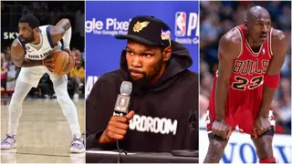 Kevin Durant Gets Hyped Every Time He Watches Michael Jordan and Kyrie Irving’s Highlights