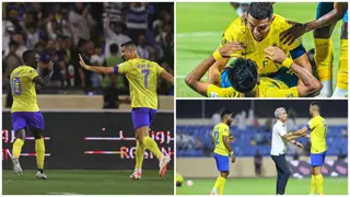 How Mane, Al Nassr players and staff congratulated Ronaldo after hattrick against Al Fateh, Video