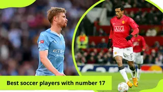 Best soccer players with number 17: Find out which players are on the list