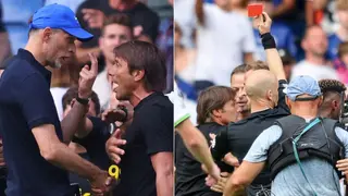 Chelsea's Thomas Tuchel and Spurs' Antonio Conte Red Card Law Explained After Fight