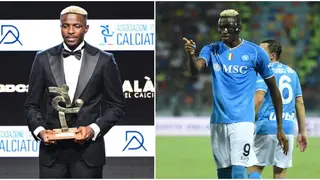 Victor Osimhen: Nigeria and Napoli Striker Wins Top Award at AIC Oscar Del Calcio