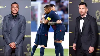 Moment Ballon d’Or Winner Lionel Messi Hugged Kylian Mbappe at Gala Melts Hearts: Video