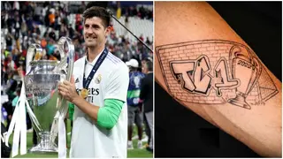 Thibaut Courtois Unleashes New Tattoo to Celebrate Real Madrid’s Champions League Win