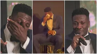 Asamoah Gyan Breaks Down Into Tears As He Reveals the Biggest Pillar in His Glittering Career