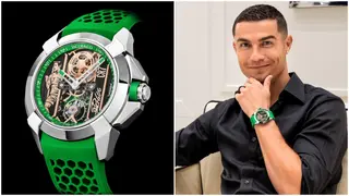 Cristiano Ronaldo Gifted Luxury Watch With 26 White Diamonds Worth Over $100,000