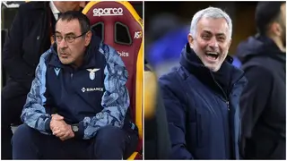 Jose Mourinho puts Sarri’s job on the line after Lazio’s lowly 3-0 defeat in Rome derby