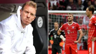 Julian Nagelsmann comes under intense pressure as Bayern Munich players are unhappy with his tactics