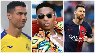 Famous Nigerian singer, Wizkid picks the best footballer between Ronaldo and Messi
