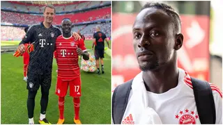 Sadio Mane Given Heroic Welcome After Meeting Bayern Munich Fans For the First Time at Allianz Arena