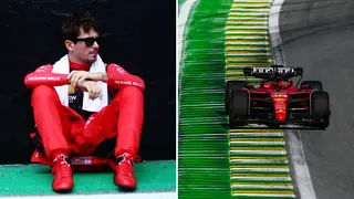 Charles Leclerc jokes about seeking spiritual help following crash at Brazilian Grand Prix