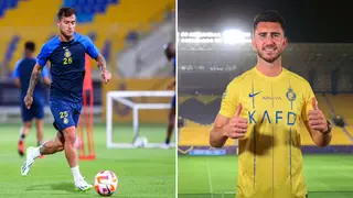 Al Nassr players hilariously welcome new signings Otavio and Laporte