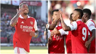 Gabriel Jesus wins Arsenal fans with impressive brace in first game as a Gunner