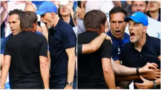 Footage of Chelsea Boss Thomas Tuchel and Spurs Coach Antonio Conte Locked in Heated Fight Emerges